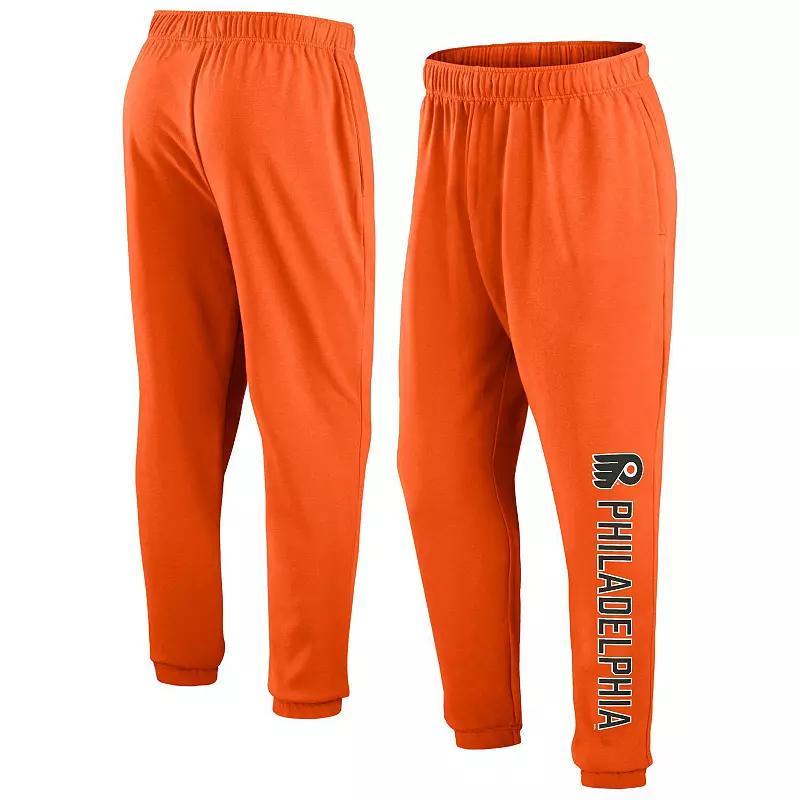 Mens Fanatics Branded Orange Philadelphia Flyers Chop Block Fleece Sweatpants Product Image