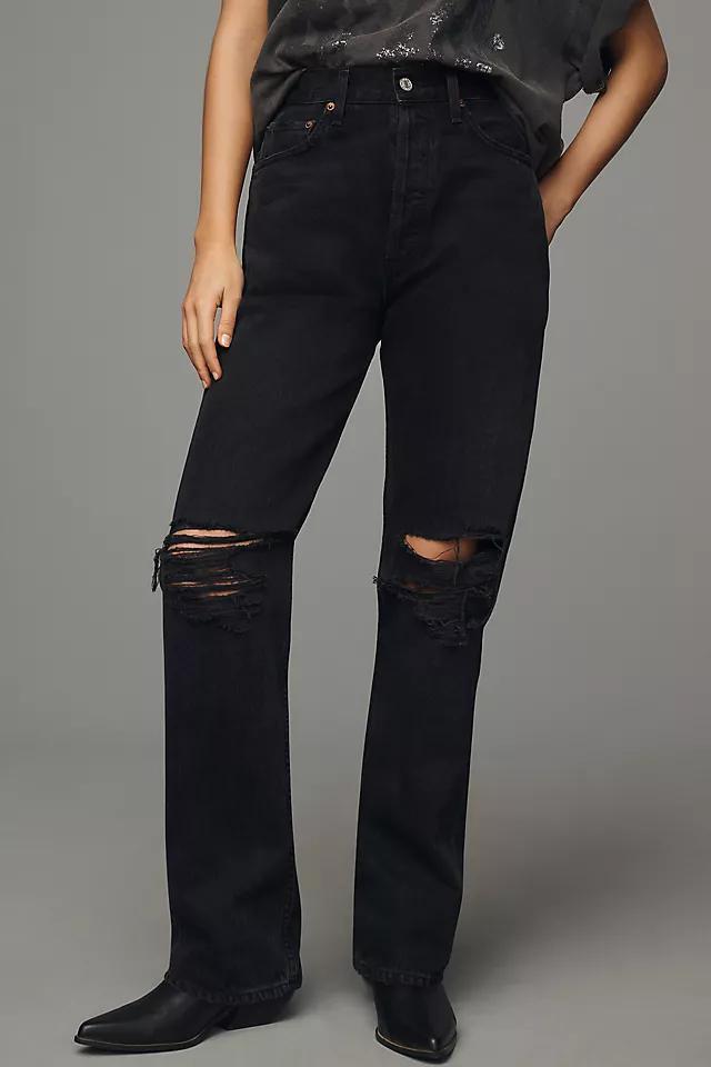 AGOLDE 90s Pinch Distress High-Rise Straight-Leg Jeans Product Image