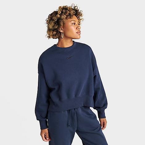 Nike Womens Nike NSW Style Fleece Crew OOS - Womens Product Image