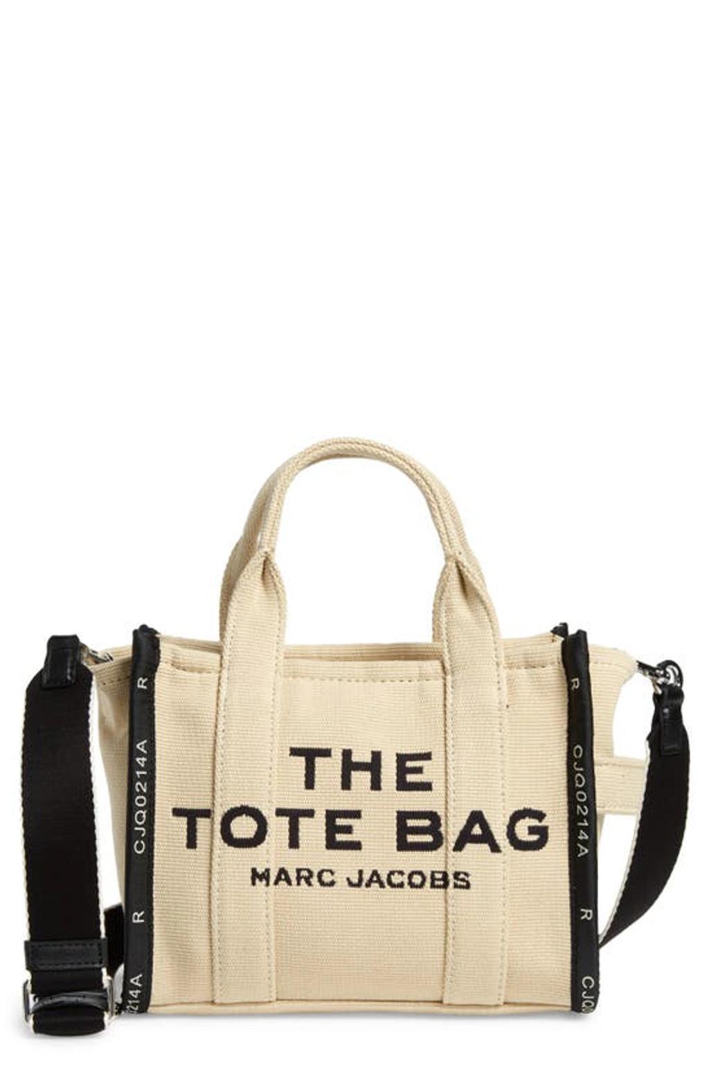 The Jacquard Mini Tote Bag In Warm Sand Product Image