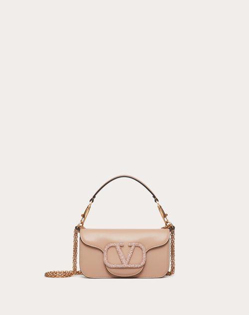 VALENTINO GARAVANI LOCÒ SMALL SHOULDER BAG WITH JEWEL LOGO Product Image