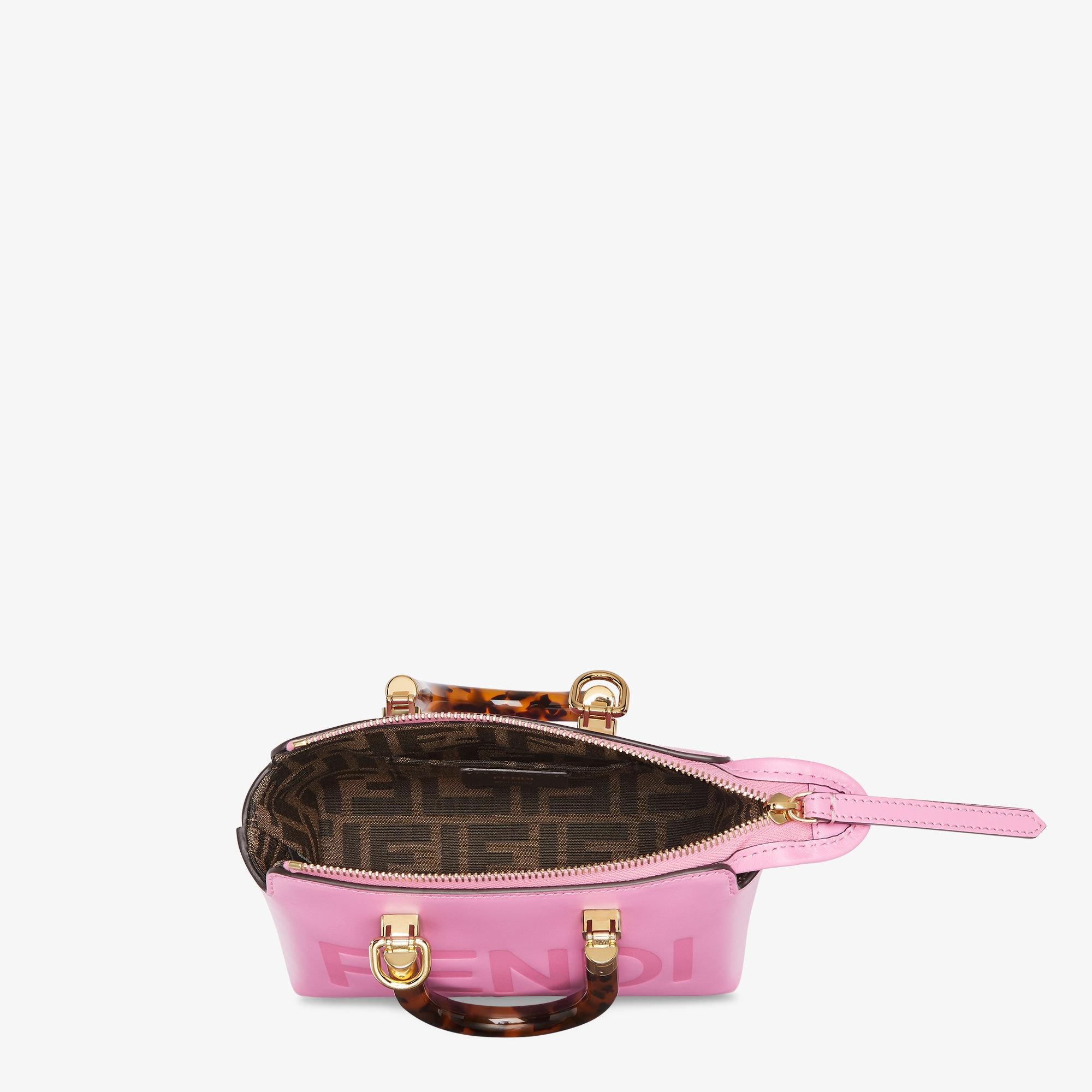 By The Way MiniPink leather small Boston bag Product Image