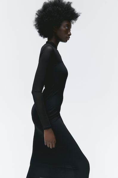 Stand-up Collar Dress Product Image