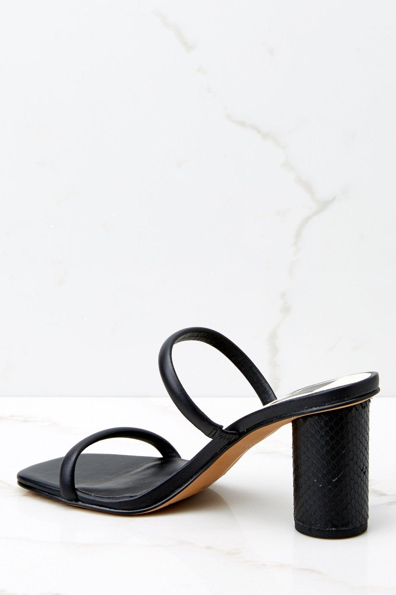 Noles Onyx High Heel Sandals Black Product Image