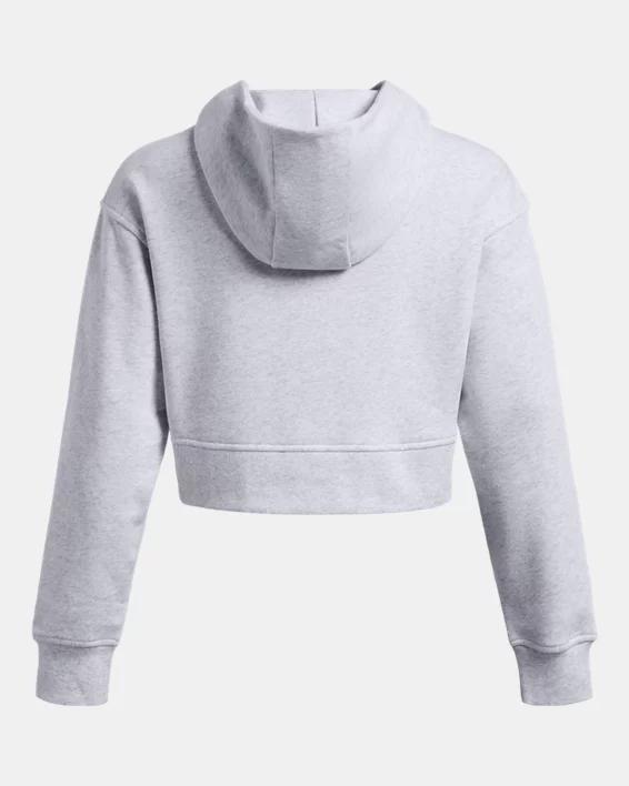 Women's UA Rival Fleece Collegiate Cropped Hoodie Product Image