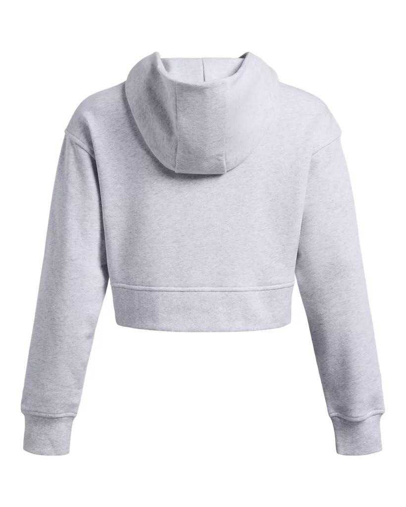 Women's UA Rival Fleece Collegiate Cropped Hoodie Product Image