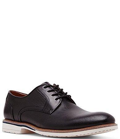 Steve Madden Mens Bader Leather Plain Toe Lace Product Image