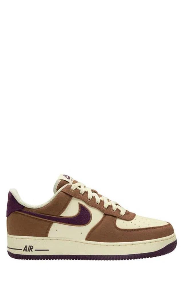 Air Force 1  07 Lv8 Sneakers Light British Tan / Burgundy Crush In Brown Product Image