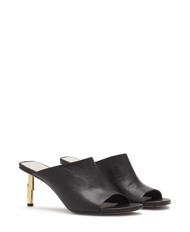 Lanvin Womens Leather Sequence Mules Product Image