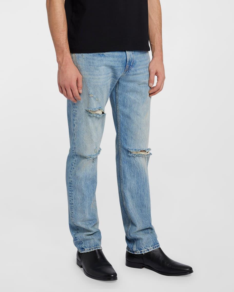 Mens The Straight Distressed Jeans Product Image