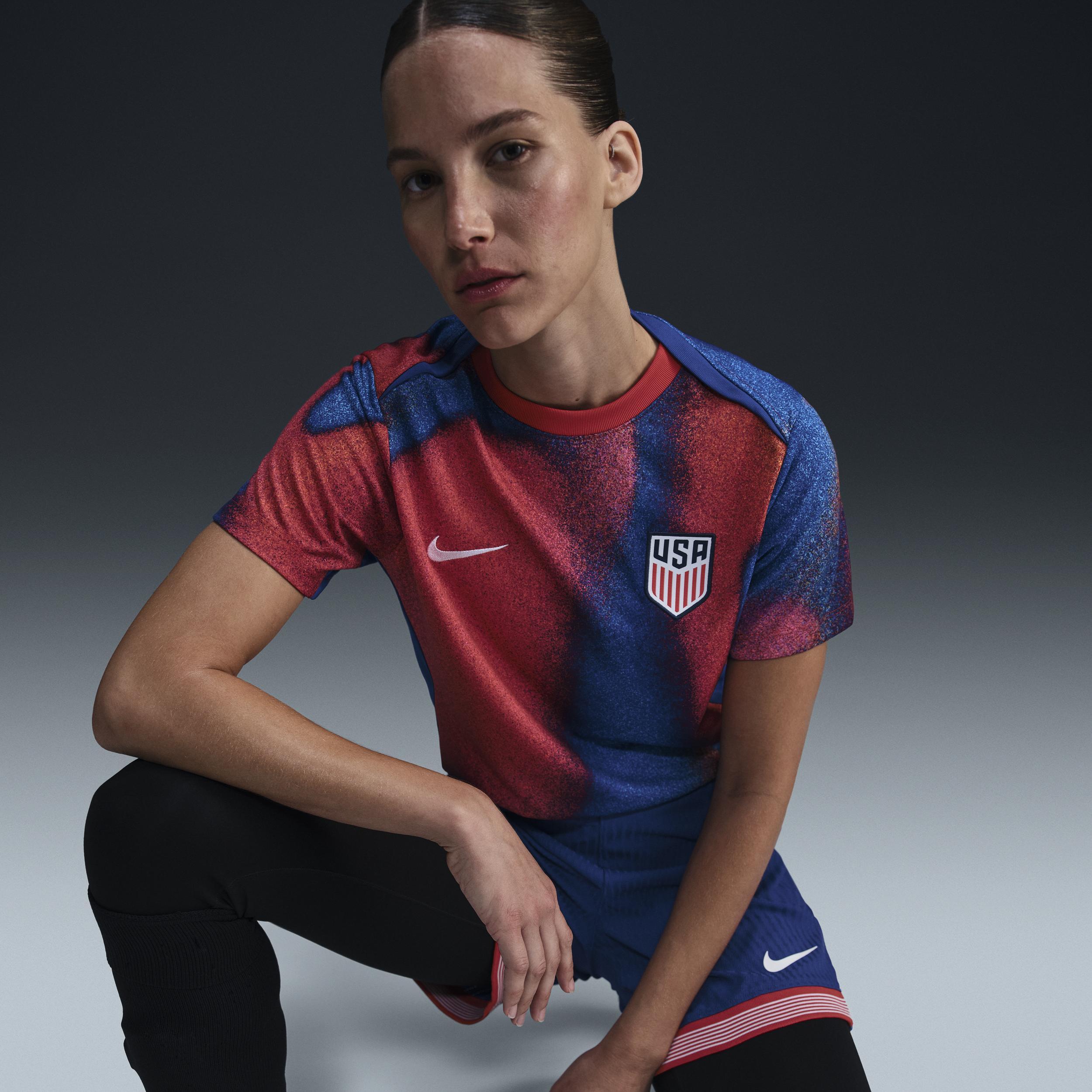 USMNT Academy Pro Nike Women's Dri-FIT Soccer Pre-Match Short-Sleeve Top Product Image