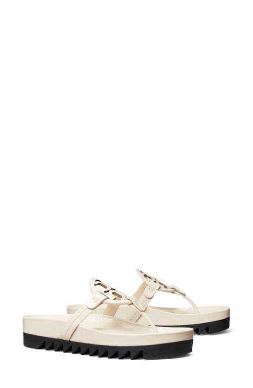 Tory Burch Miller Cloud Lug (New Cream/Perfect Black) Women's Shoes Product Image