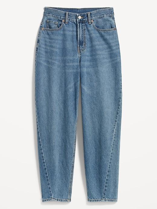 Extra High-Waisted Balloon Ankle Jeans Product Image