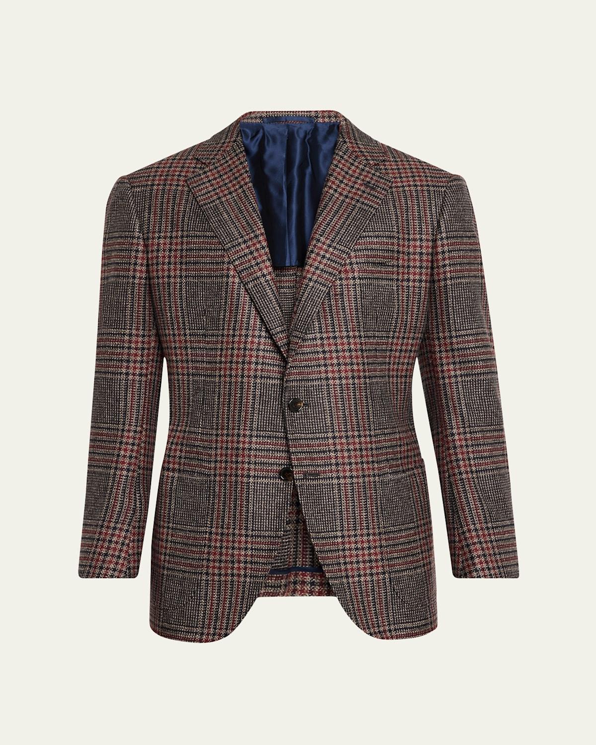 Mens Melange Cashmere Twill Sport Coat Product Image