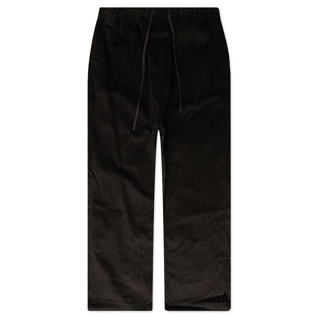 Women's Relaxed Corduroy Trouser - Off Black Female Product Image