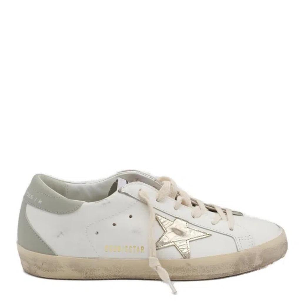 GOLDEN GOOSE Deluxe Brand Super Star Sneakers In White Product Image