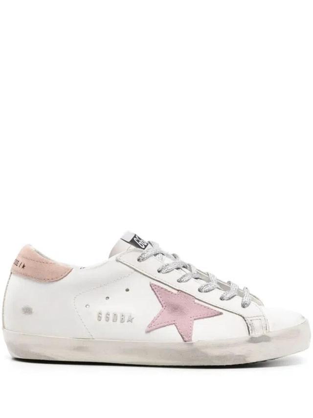 Superstar Leather Trainers In White Product Image