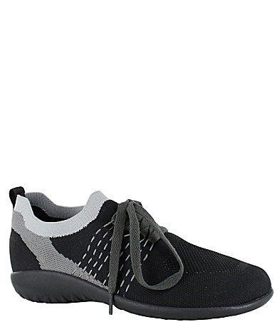 Naot Tama Gray Knit) Women's Shoes Product Image