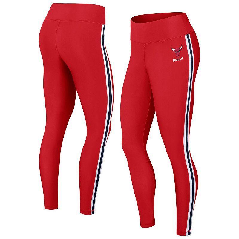 Womens WEAR by Erin Andrews Chicago Bulls Color-Block Leggings product image