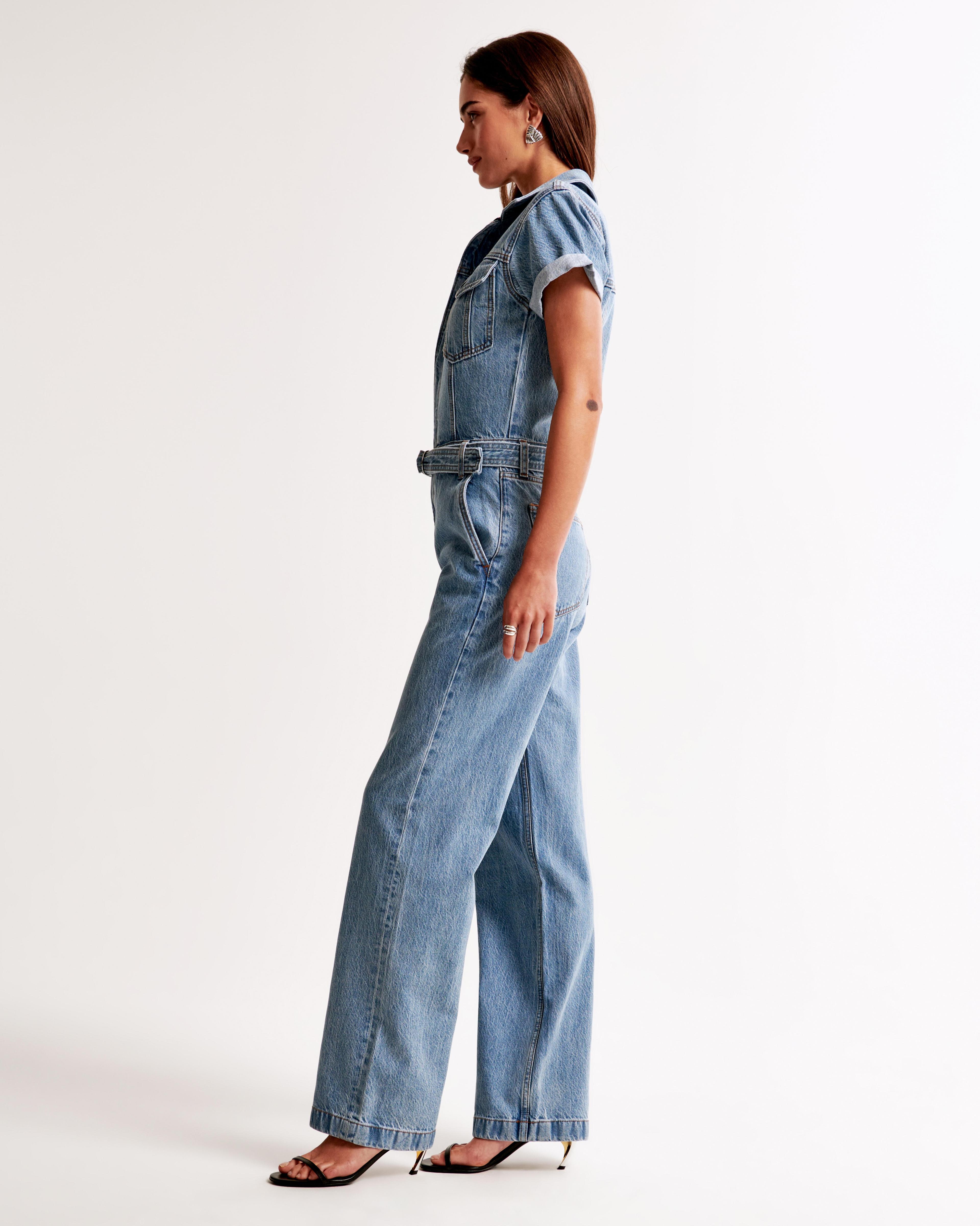 90s Relaxed Denim Jumpsuit Product Image