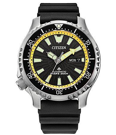 Citizen Mens Promaster Dive Automatic Blue Strap Watch Product Image