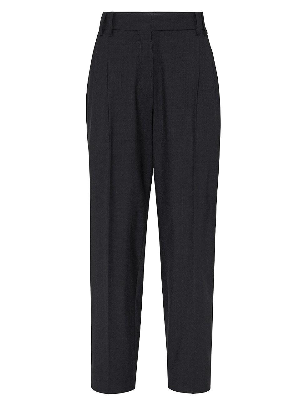 Womens Tropical Luxury Wool Slouchy Trousers Product Image