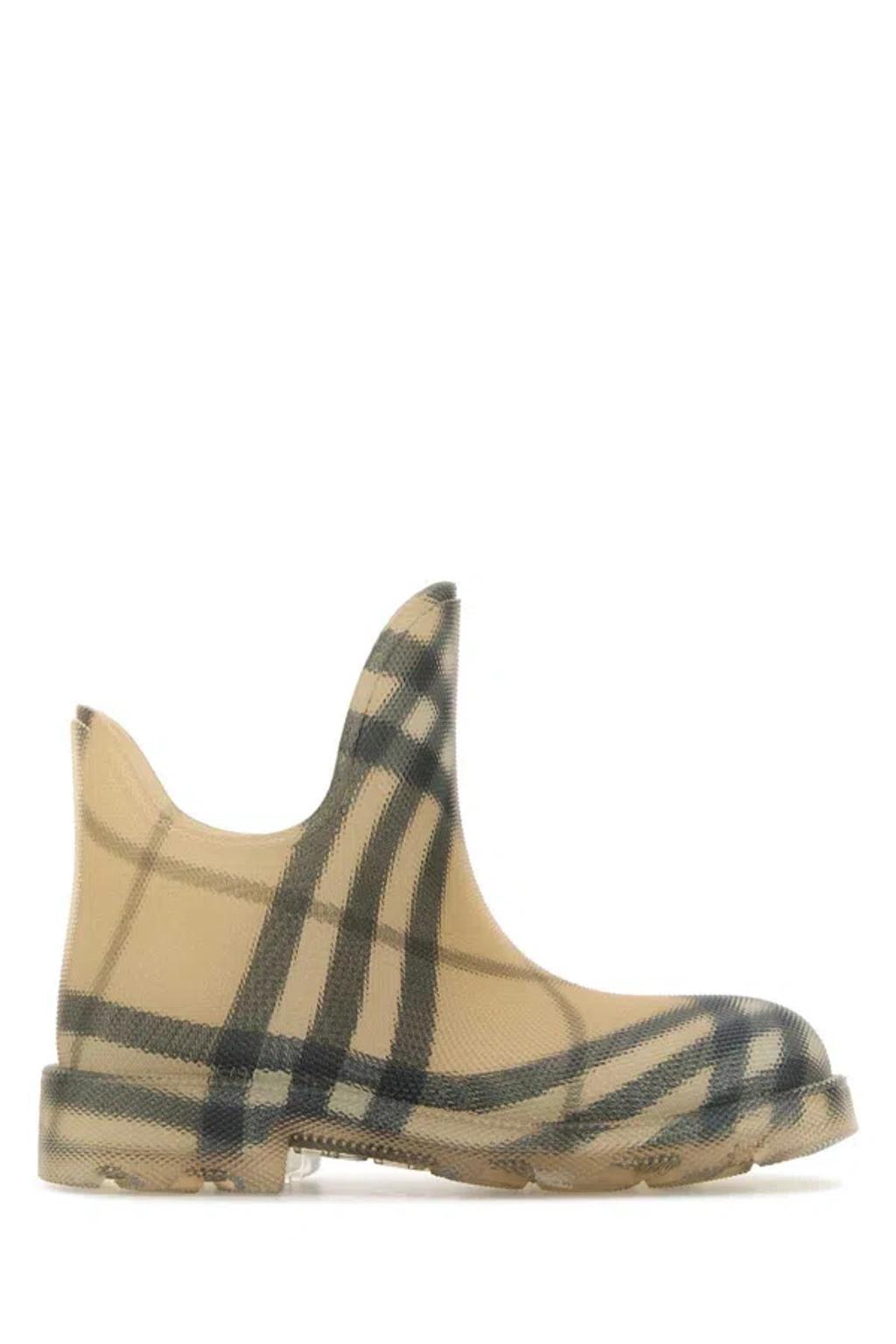 BURBERRY Stylish Printed Rubber Ankle Boots For Women product image