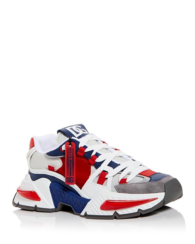 Dolce & Gabbana Mens Mixed Media Sneakers Product Image