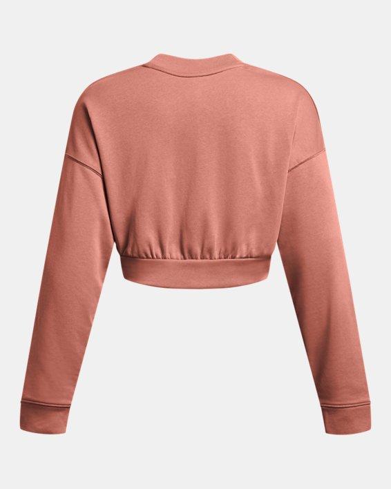 Women's UA Rival Terry Oversized Crop Crew Product Image