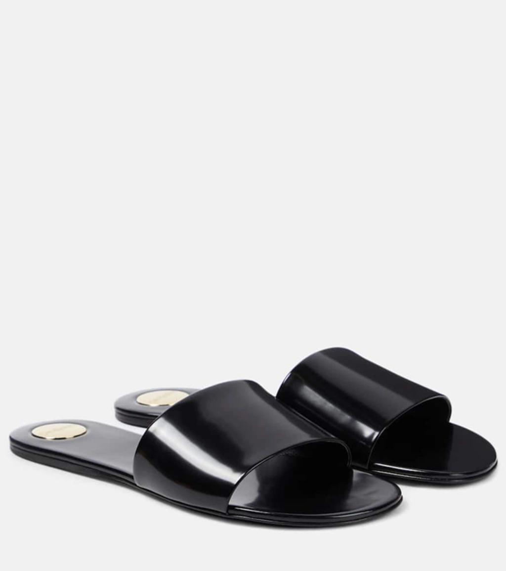 Carlyle Leather Sandals In Black Product Image