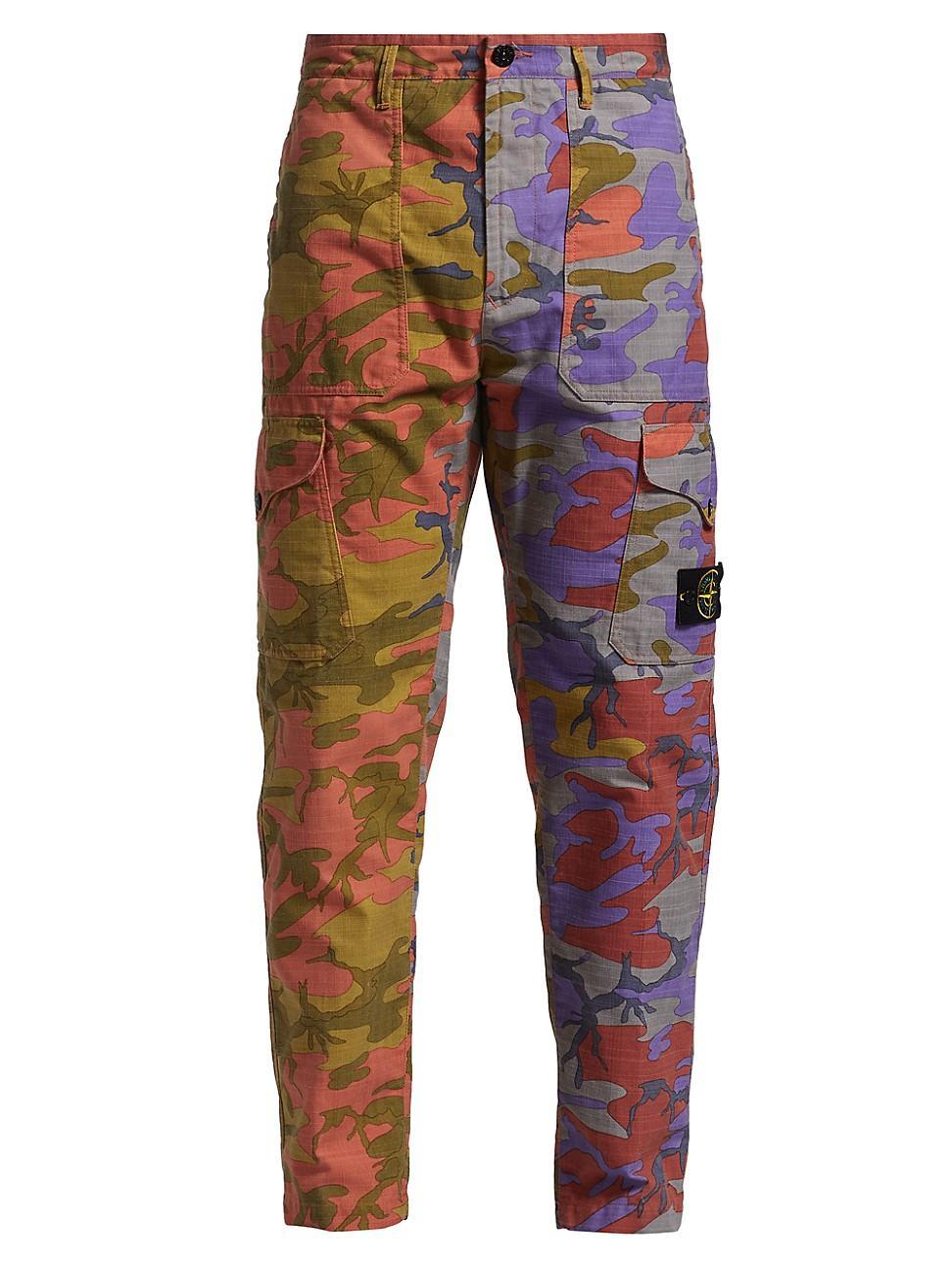 Mens Camo Cargo Pants Product Image