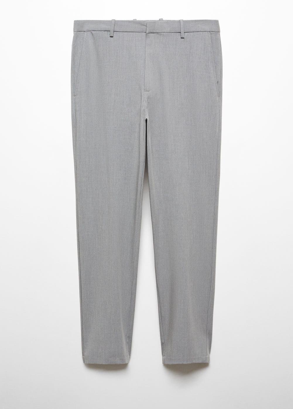 MANGO MAN - Slim fit stretch pants greyMen Product Image