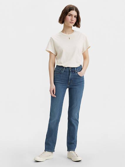 Levi's High Rise Slim Straight Women's Jeans Product Image