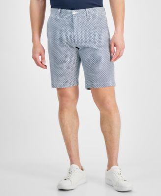 Tommy Hilfiger Mens Geometric-Print Twill Shorts Product Image