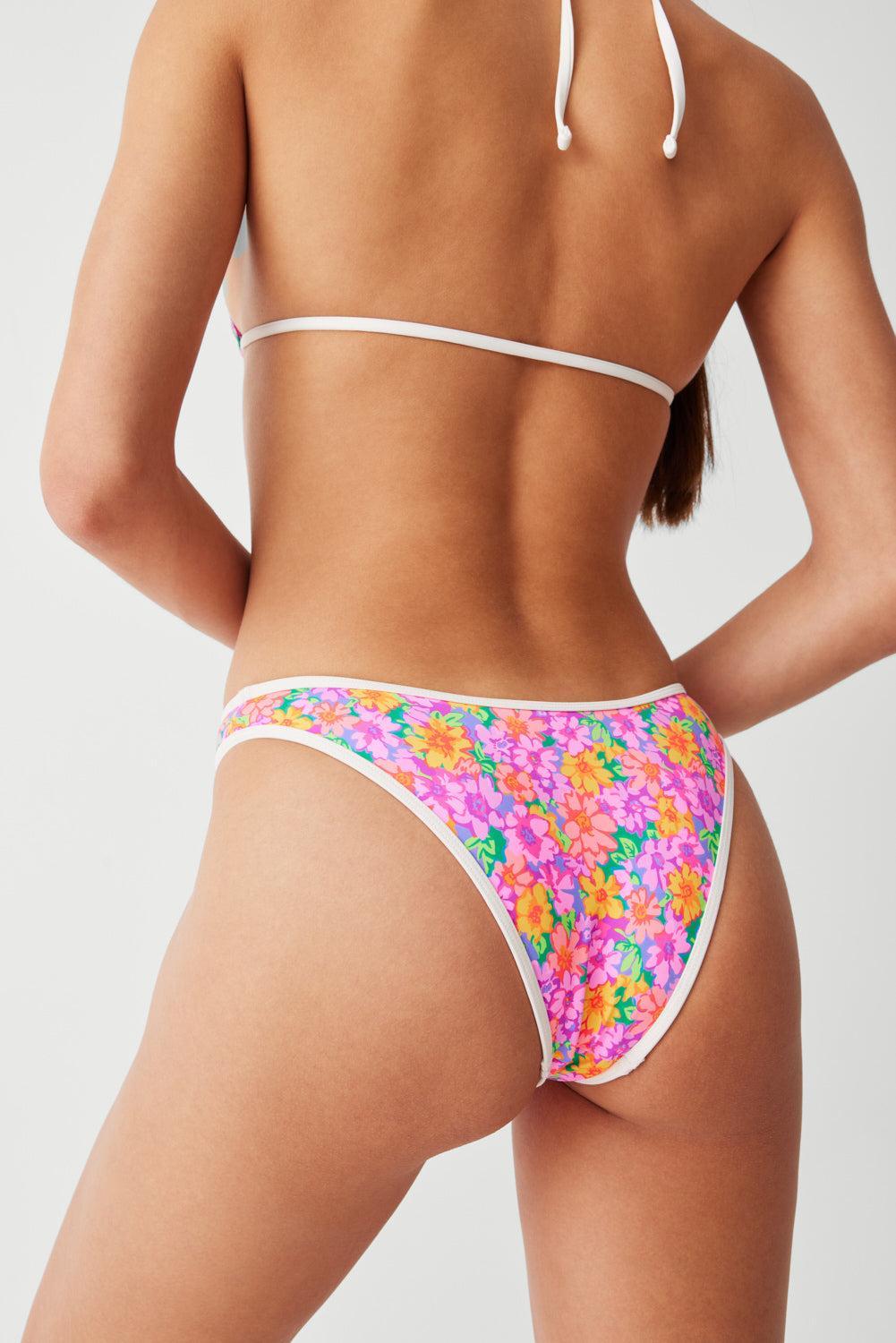 Dove Floral Classic Bikini Bottom - Daisy Pond Product Image