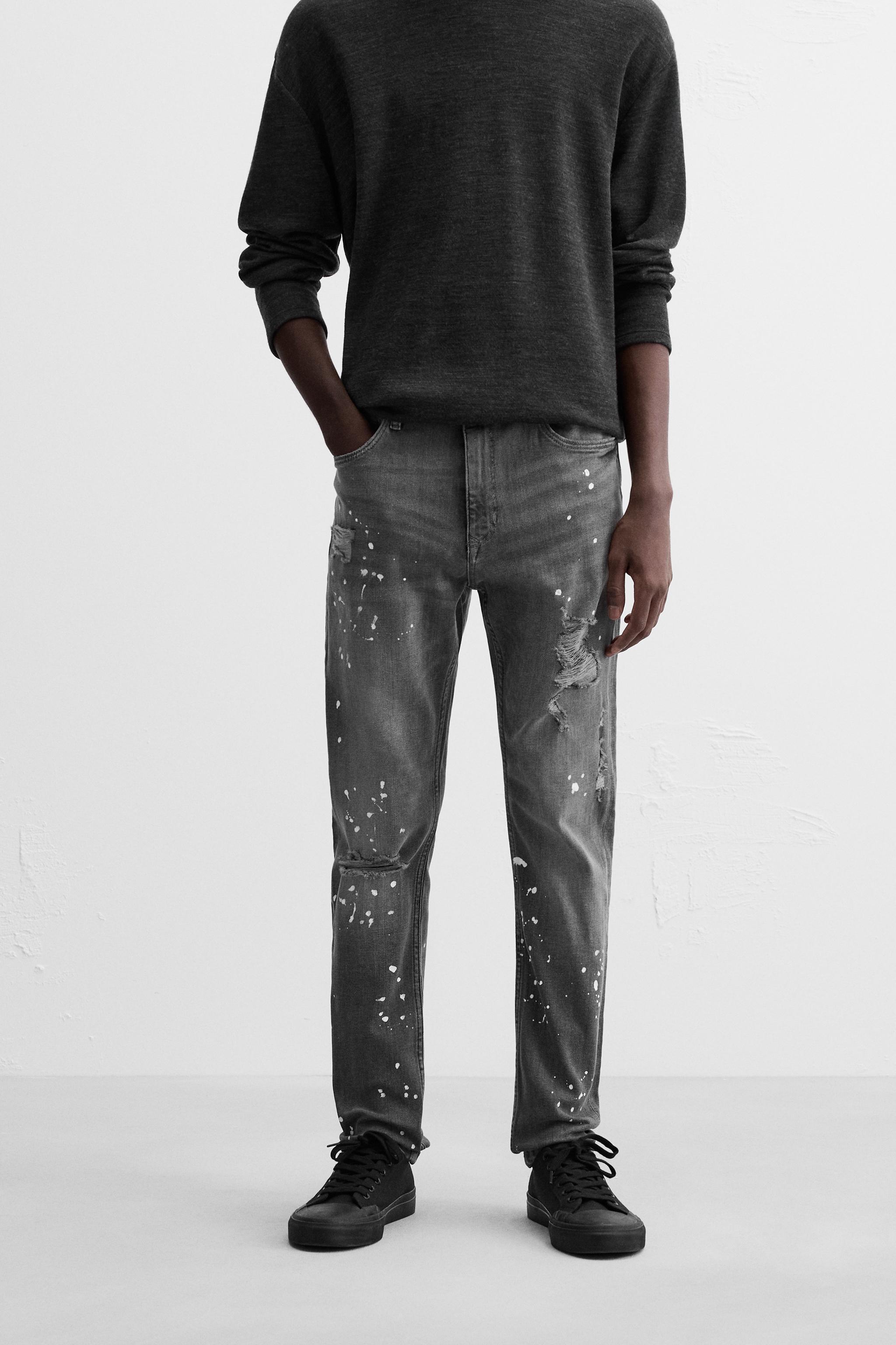 RIPPED SKINNY JEANS Product Image