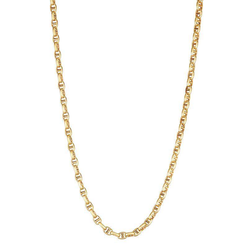 14K Gold Mariner Link Necklace, Womens Product Image