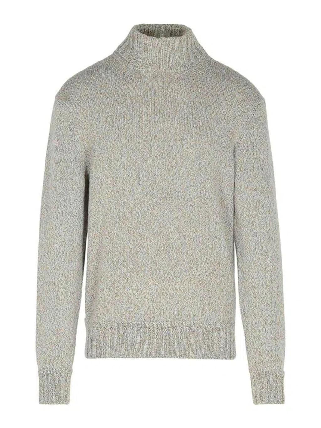 ZEGNA Brown Cashmere Turtleneck Sweater In Marrón Product Image