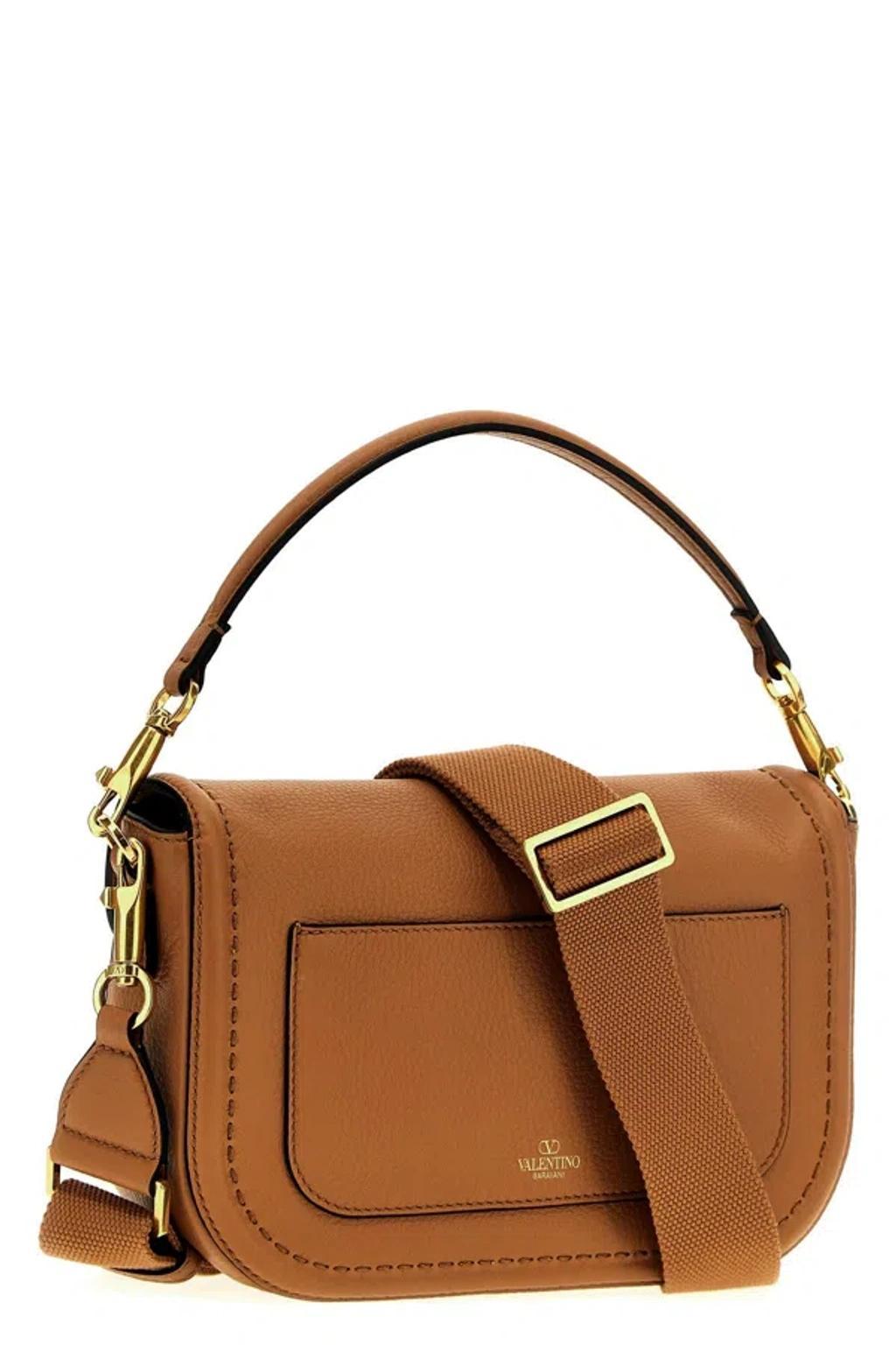 Brown Alltime Leather Shoulder Bag Product Image