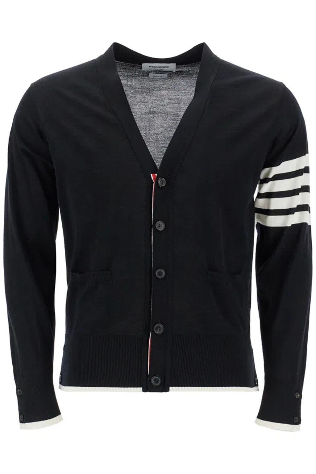 Virgin Wool Cardigan For Women In Black Product Image