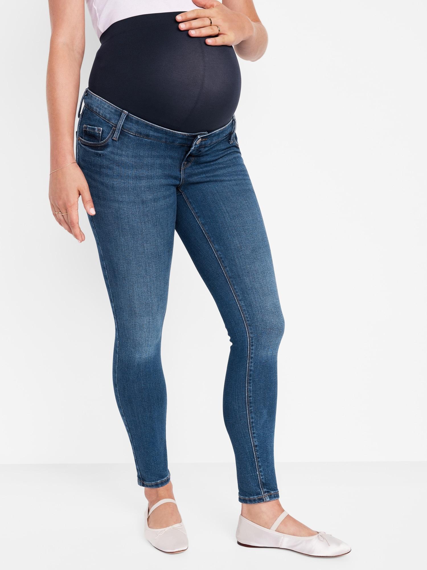 Maternity Premium Full Panel Rockstar Super Skinny Jeans Product Image