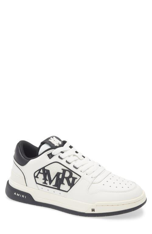 AMIRI Lace-up Low-cut Skate Shoes In White Black Product Image