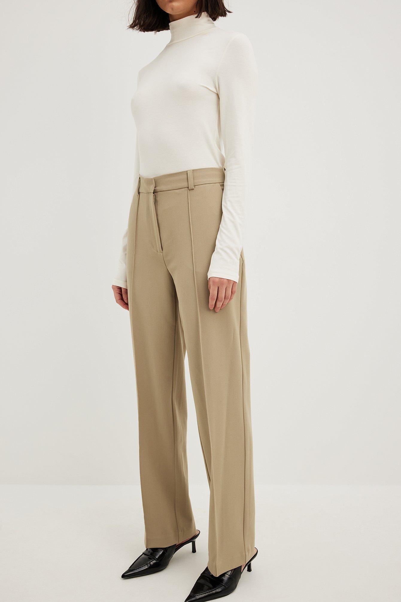 Mid High Waist Seamline Suit Pants product image