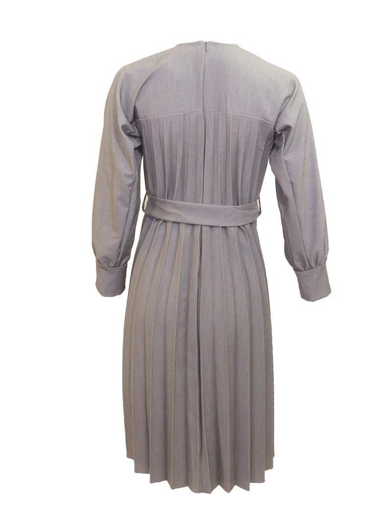 Miss Issippi Silver Pleated Dress Product Image