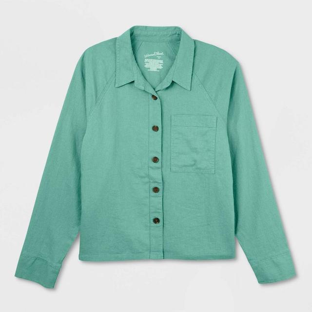 Womens Long Sleeve Adaptive Button-Down Shirt - Universal Thread Product Image