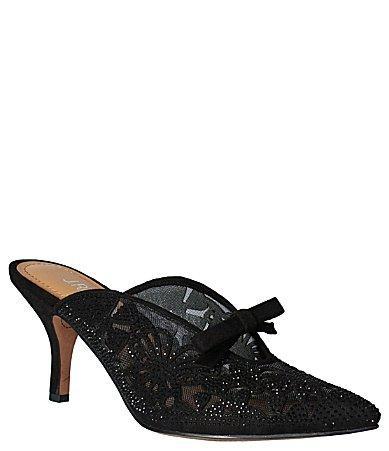 J. Renee Taisley Rhinestone Dress Mules Product Image