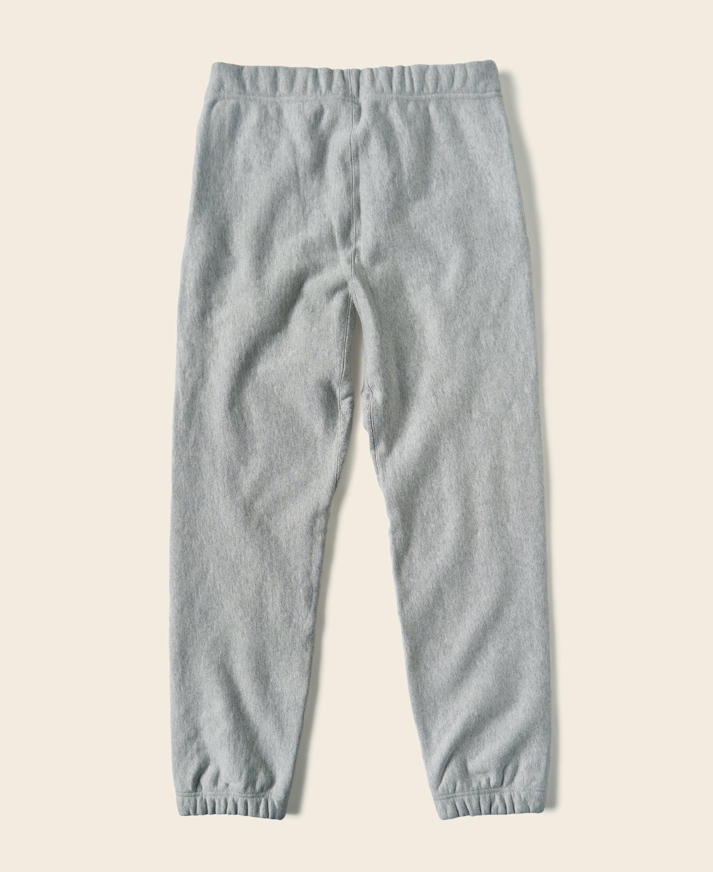 1950s 20.5 oz Terry Cloth Reverse Weave Sweatpants - Gray Product Image