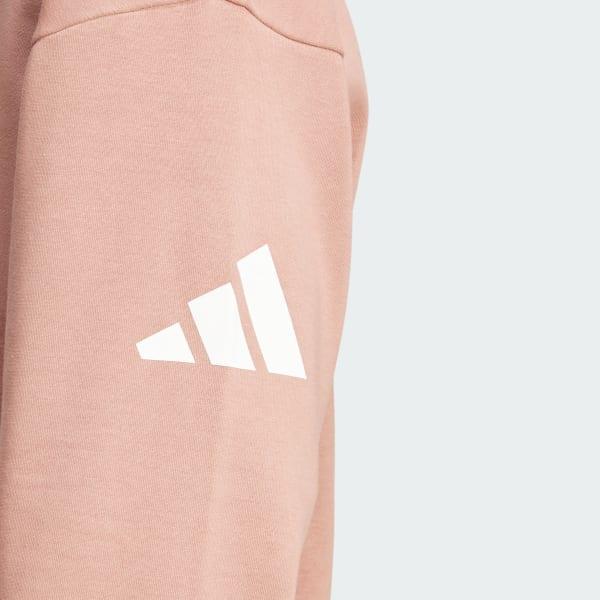 adidas Essentials Loose Fit 3 Bar Logo Sweatshirt Warm Clay XS Mens Product Image