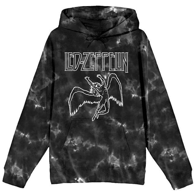 Mens Led Zeppelin Falling Icarus Graphic Hoodie Product Image