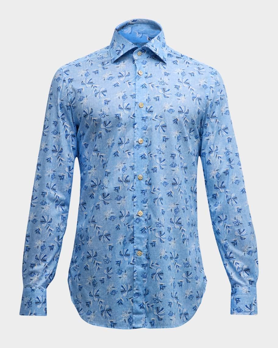 Men's Floral Sport Shirt Product Image